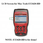 LCD Screen Display Replacement for MAC Tools ET3420 HD Scanner